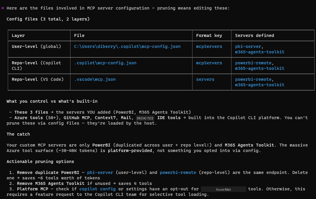 MCP config file layers: user vs repo level, what you can control